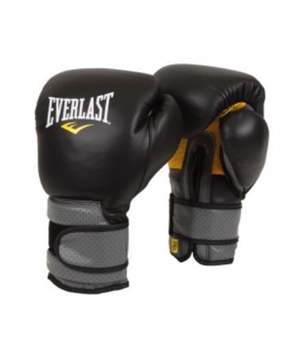 фото Боксерские перчатки everlast pro leather strap черные, 14 унций