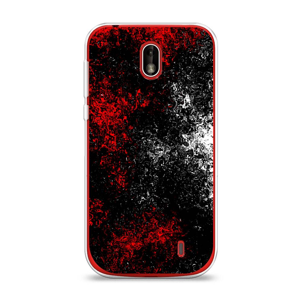 

Чехол на Nokia 1 "Монотипия", Красный;черный;белый, 121250-3