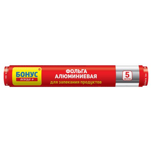 

Фольга Бонус 9 мкм x 28 см x 5 м