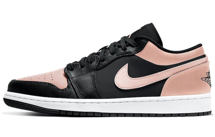 

Кеды унисекс Jordan Air Jordan 1 low crimson tint черные 40.5 EU, Черный, Air Jordan 1 low crimson tint