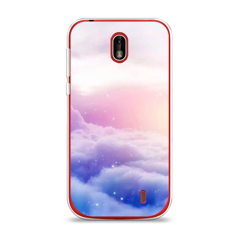 

Чехол на Nokia 1 "Небеса", Голубой;белый;розовый, 121250-2