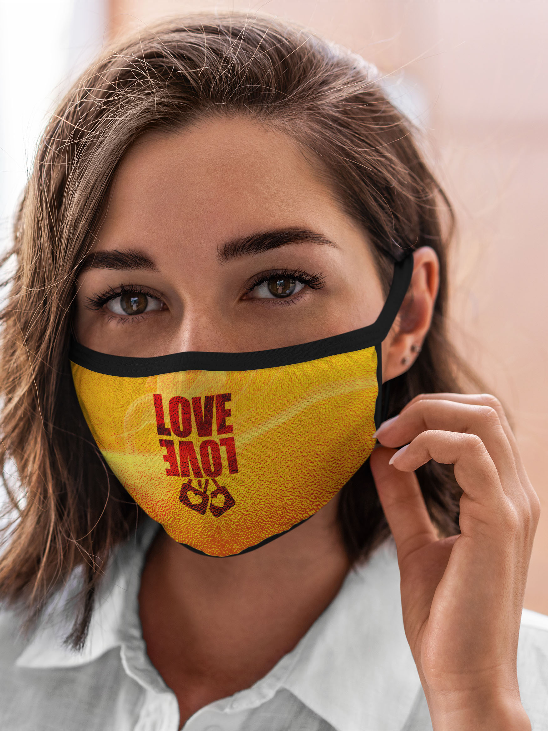 

Многоразовая маска унисекс Burnettie Разные Love, Разноцветный, Разные Love