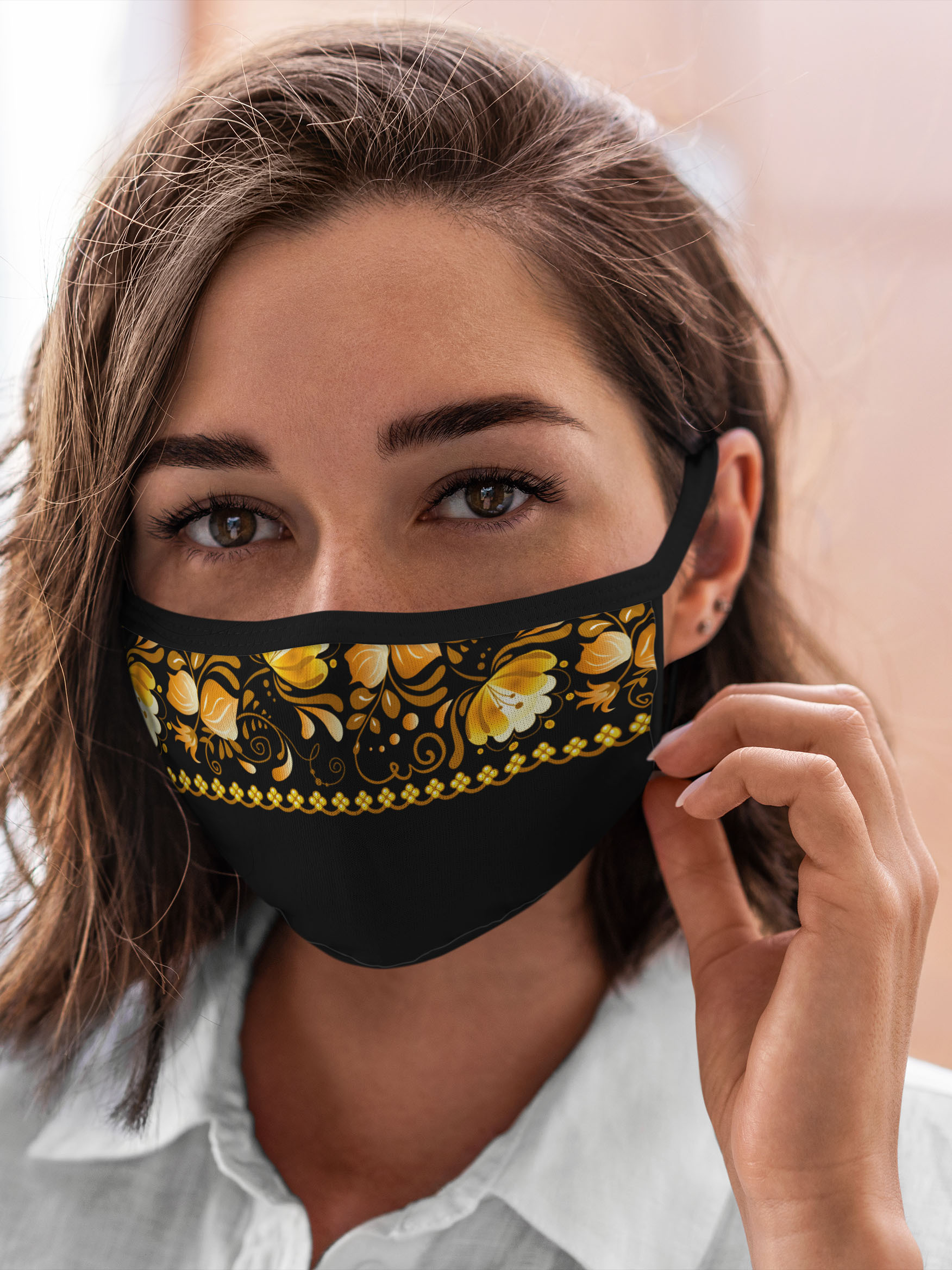 

Многоразовая маска унисекс Burnettie Узоры Цветы, Разноцветный, Узоры Цветы
