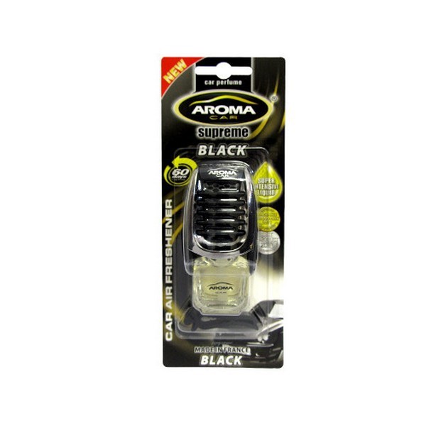 

AROMA CAR Ароматизатор на дефлектор SUPREME Black 92050