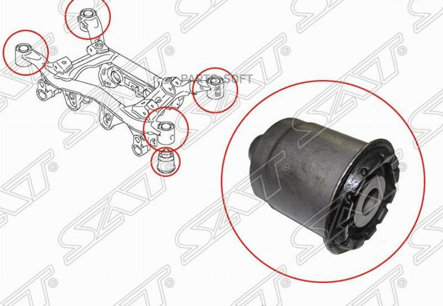 

Сайлентблок Подрамника Suzuki Grand Vitara/Escudo 06-14 Sat арт. ST-46911-65J00