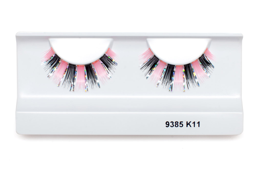 

Ресницы "Fashion"/Eyelashes (Цв: K11), Черный;розовый