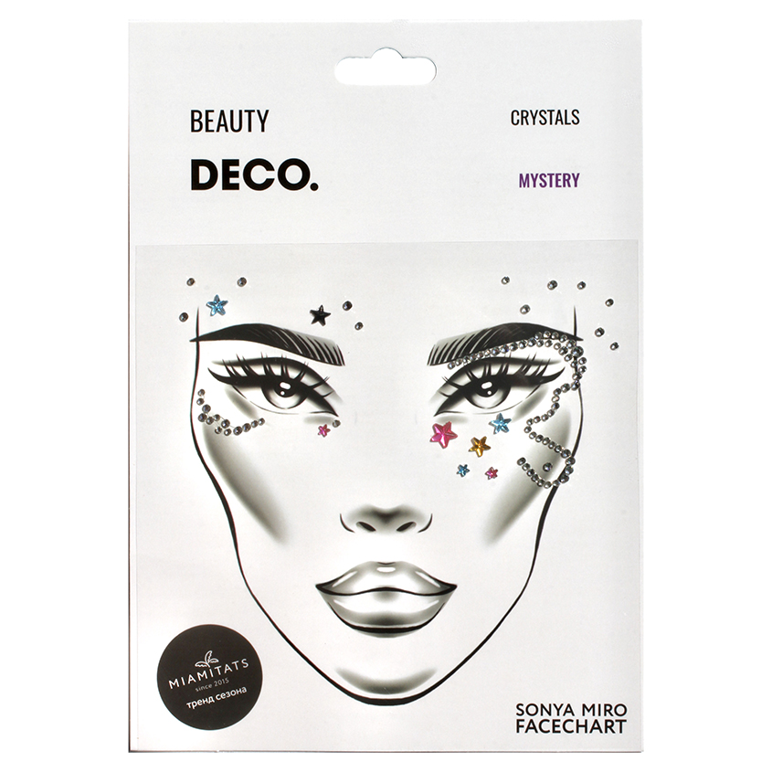 Кристаллы для лица и тела DECO. FACE CRYSTALS by Miami tattoos Mystery