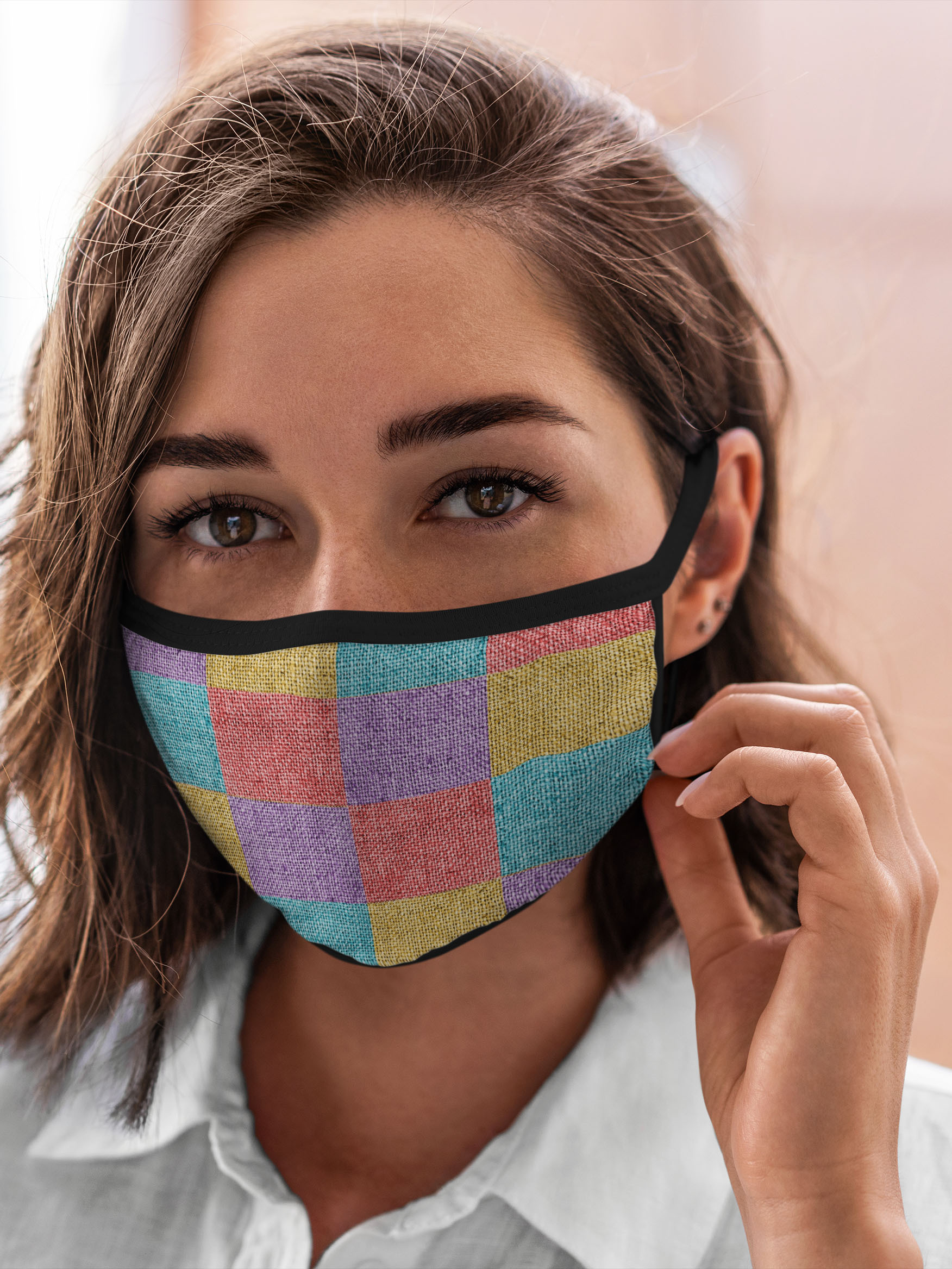 

Многоразовая маска унисекс Burnettie Текстуры Patchwork, Разноцветный, Текстуры Patchwork