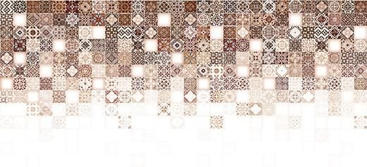 Плитка Cersanit Hammam HAG011D облицовочная рельеф бежевый 20x44 1.05 м2 керамическая мозаика cersanit