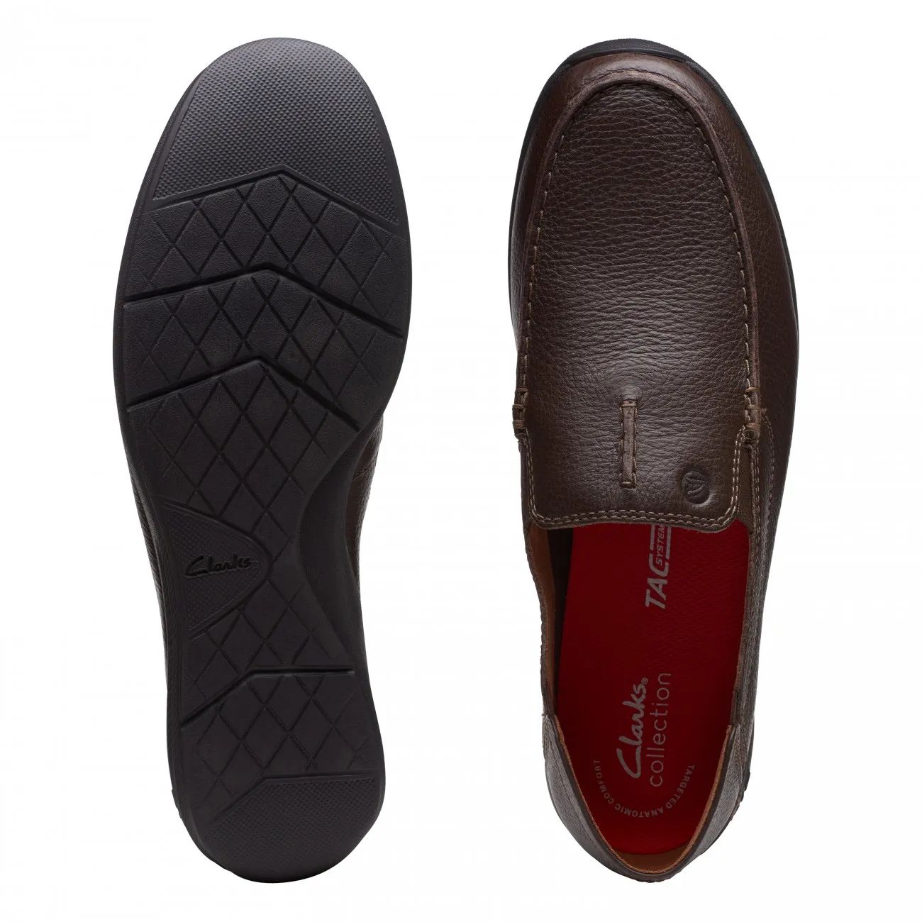 

Полуботинки мужские Clarks 26170080 коричневые 44.5 EU, Коричневый, 26170080