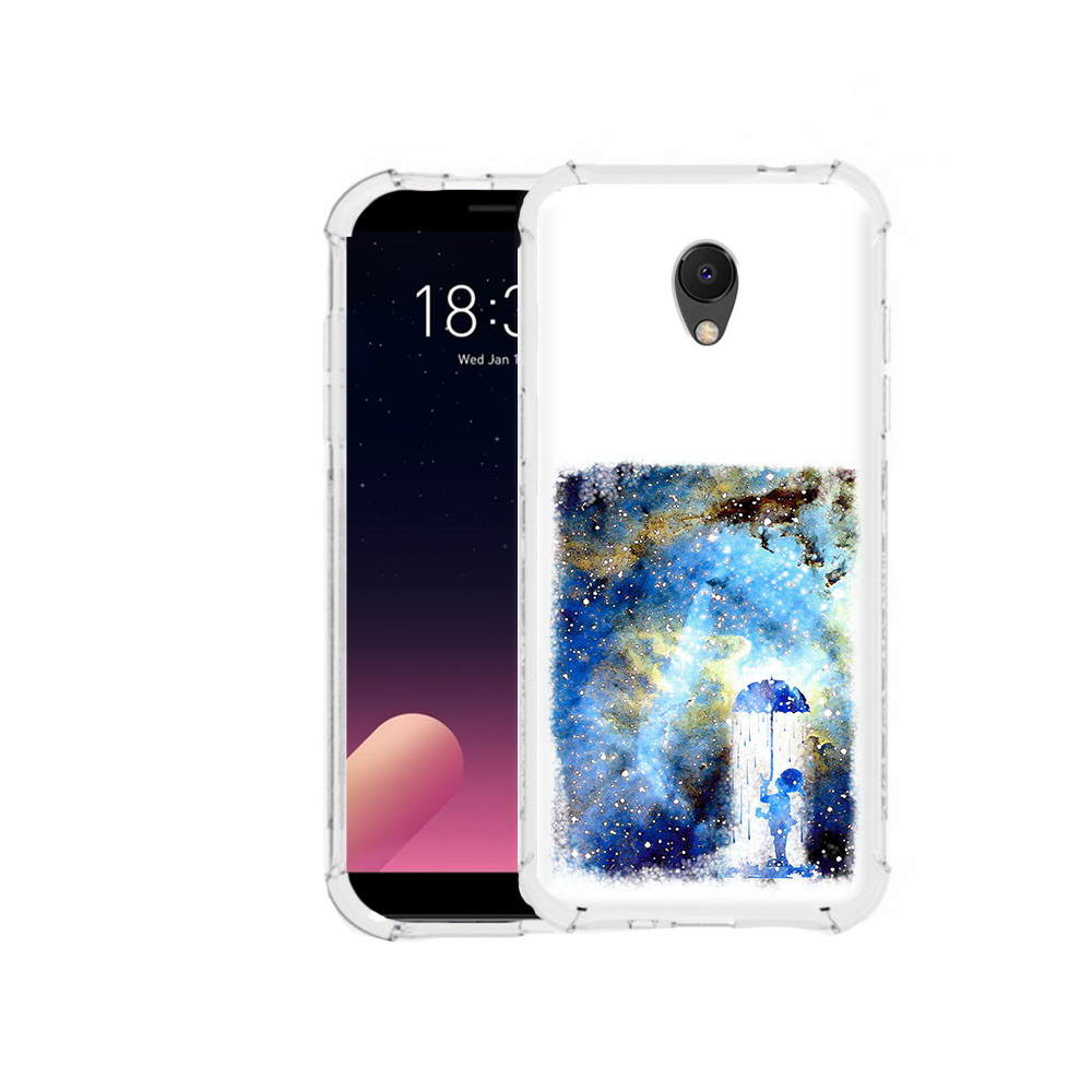 

Чехол MyPads Tocco для Meizu M6S мальчик в небе, Прозрачный, Tocco