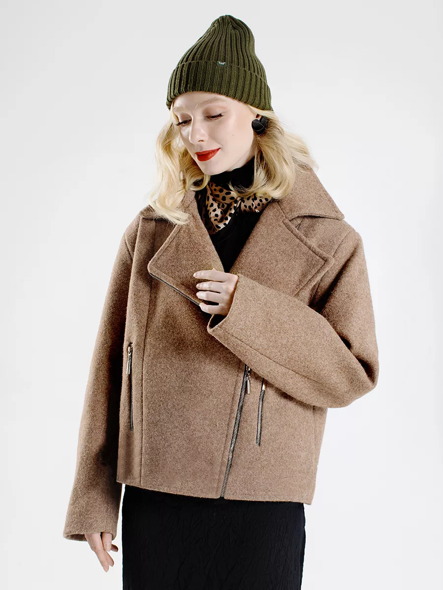 

Пальто женское NARRATIVE KOS-BR коричневое XS-S, Коричневый, KOS-BR