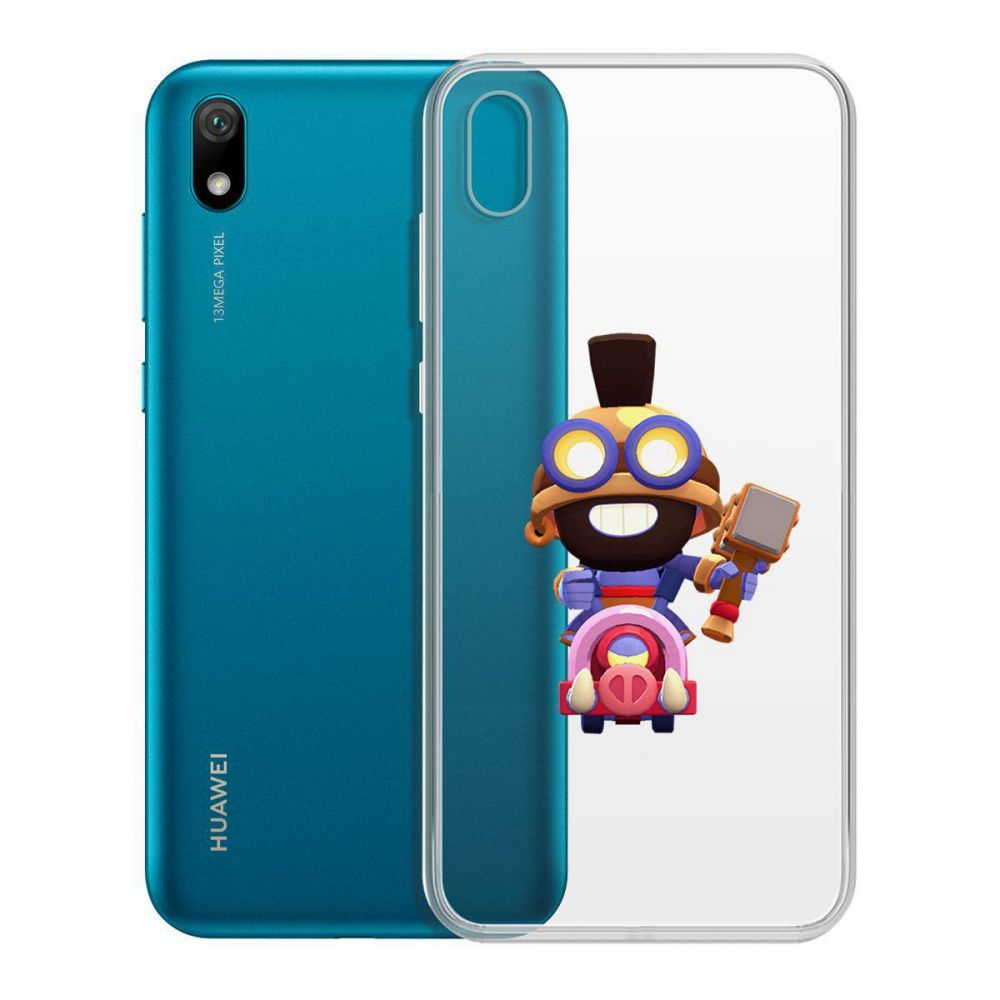 

Чехол-накладка Brawl Stars-Карл Всадник на кабане для Huawei Y5 (2019)or 8S/8S Prime