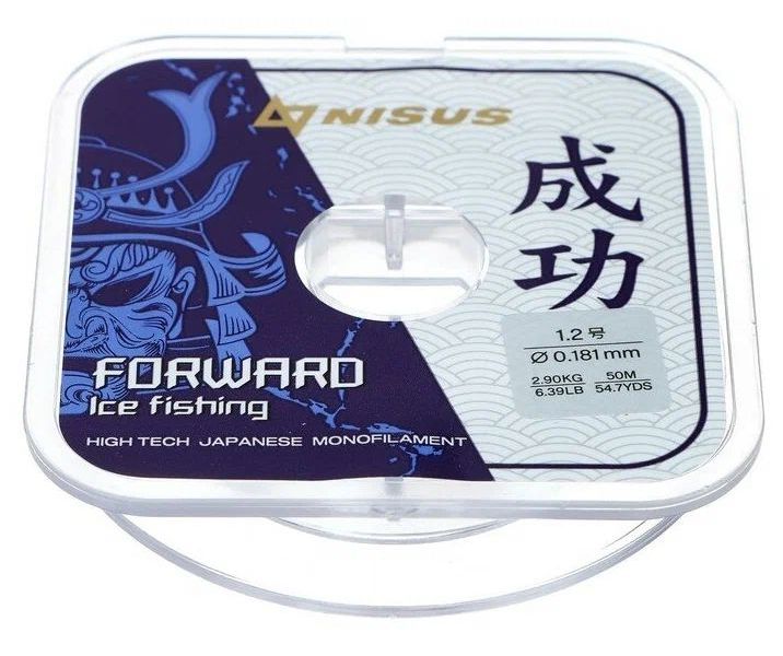 

Леска FORWARD ICE FISHING 0,181mm/50m Nylon Transparent N-FIF-0.181-50 Nisus, Прозрачный, Forward Ice Fishing