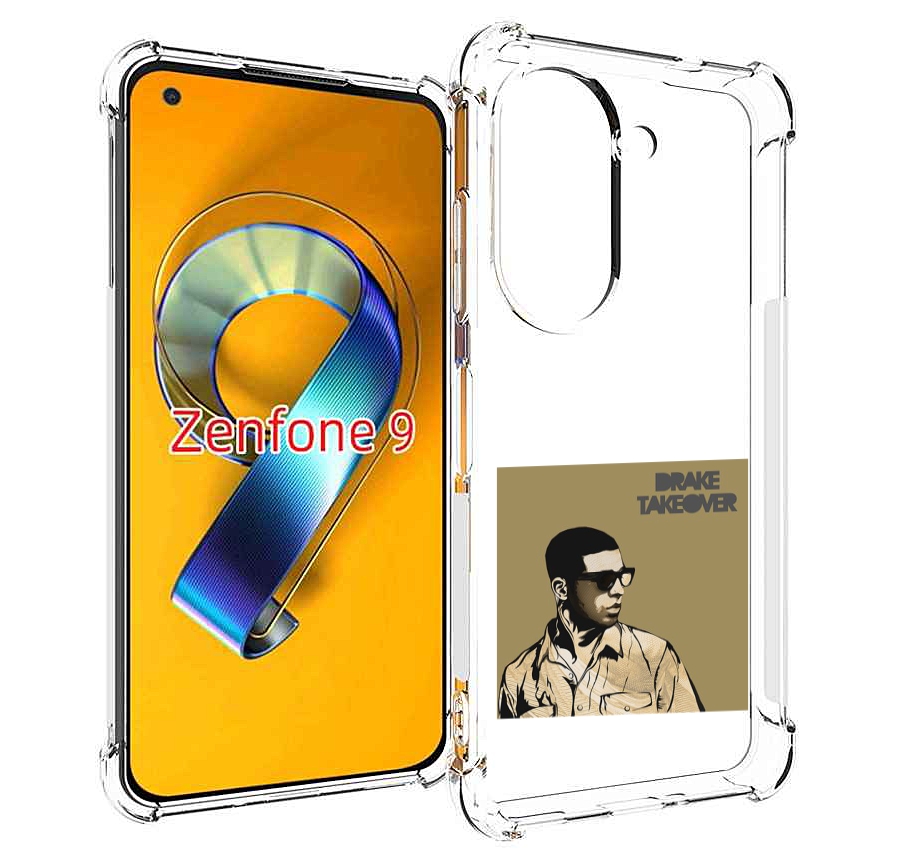 

Чехол MyPads Drake - Takeover для Asus Zenfone 9 (AI2202), Прозрачный, Tocco
