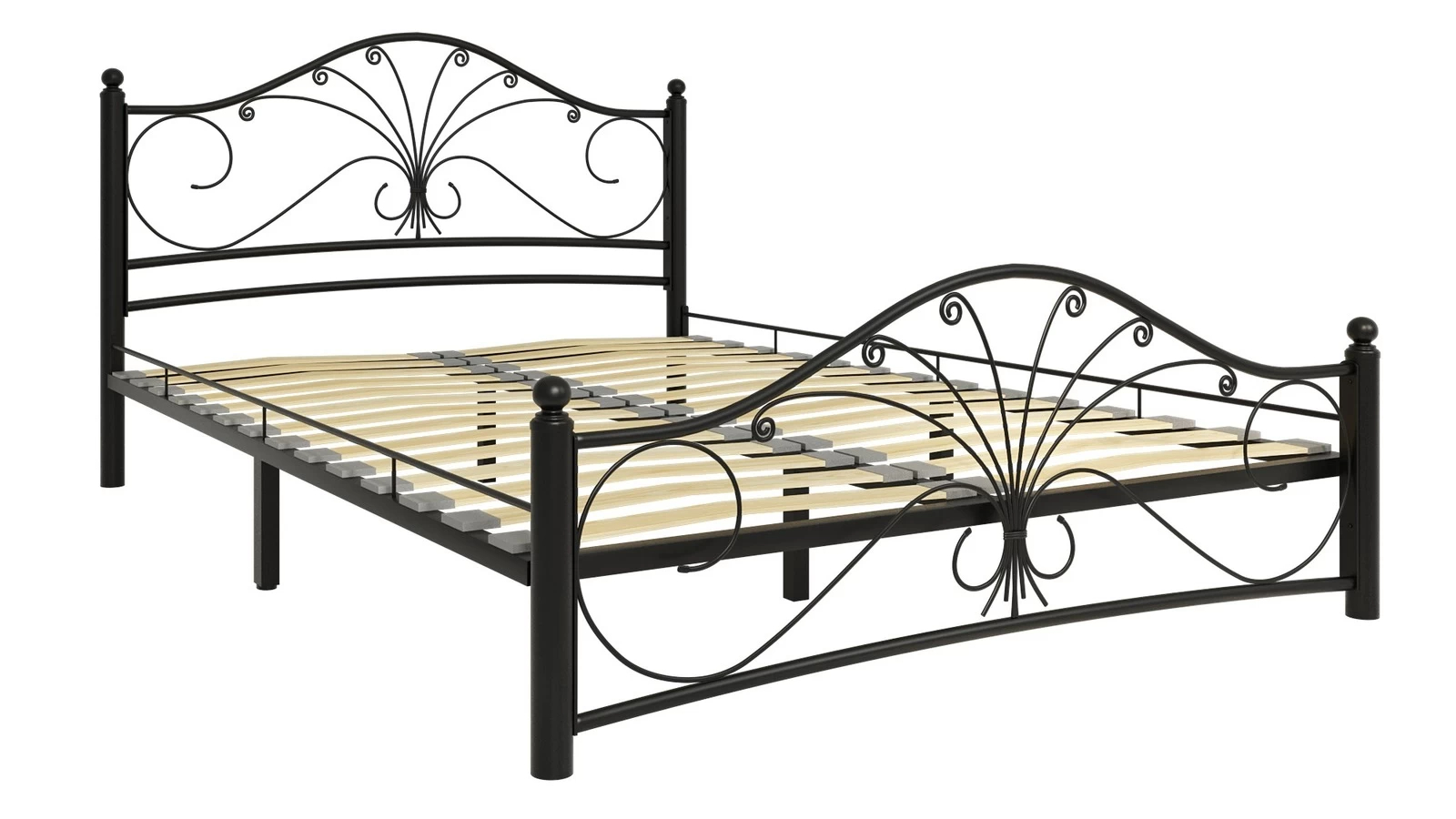 Кровать Askona PROVANCE, цвет черный 160x200