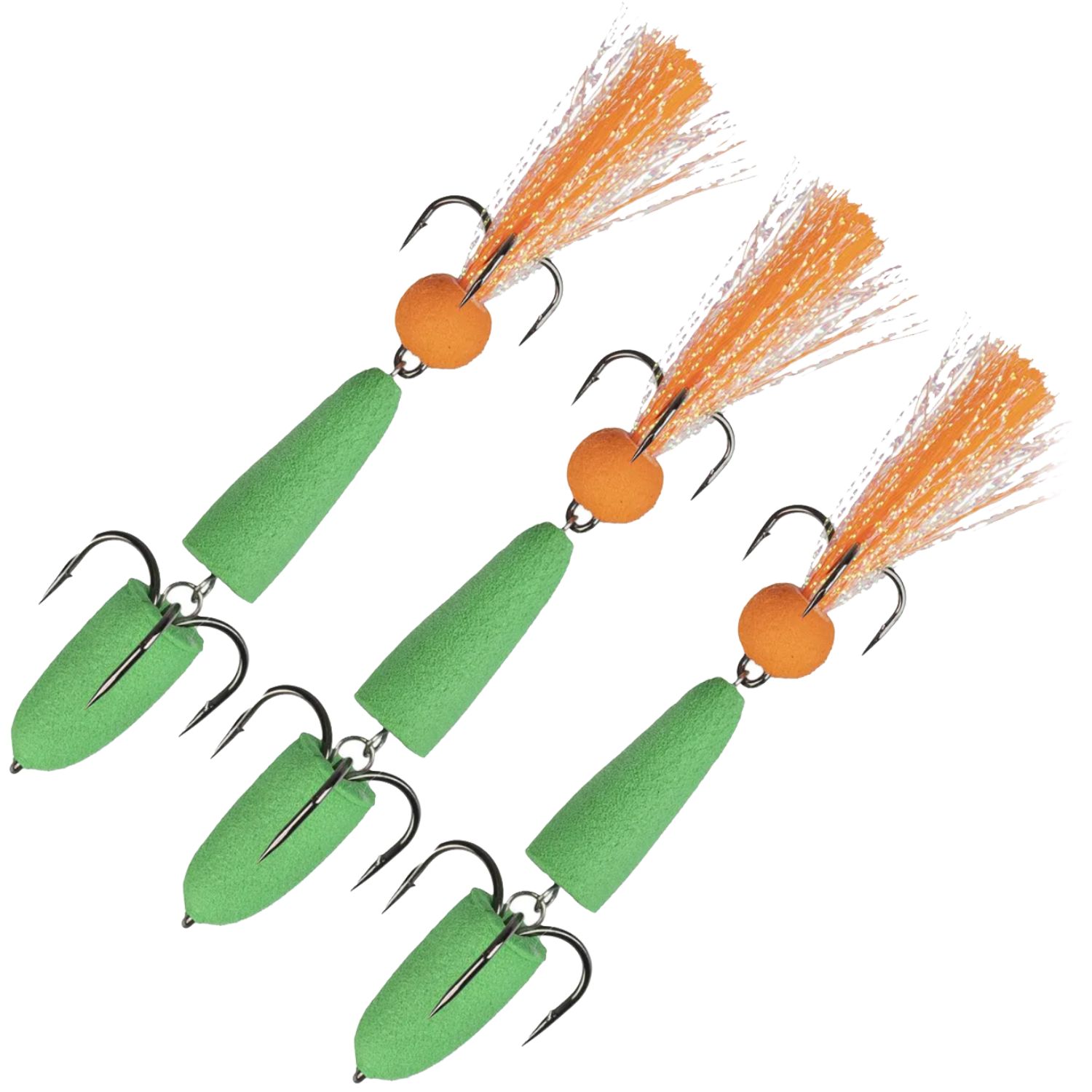 

Мандула для рыбалки 3шт NEXT 105мм L 030 зеленый-зеленый-оранж/ На щуку, Зеленый;оранжевый, Мандулка new stl228