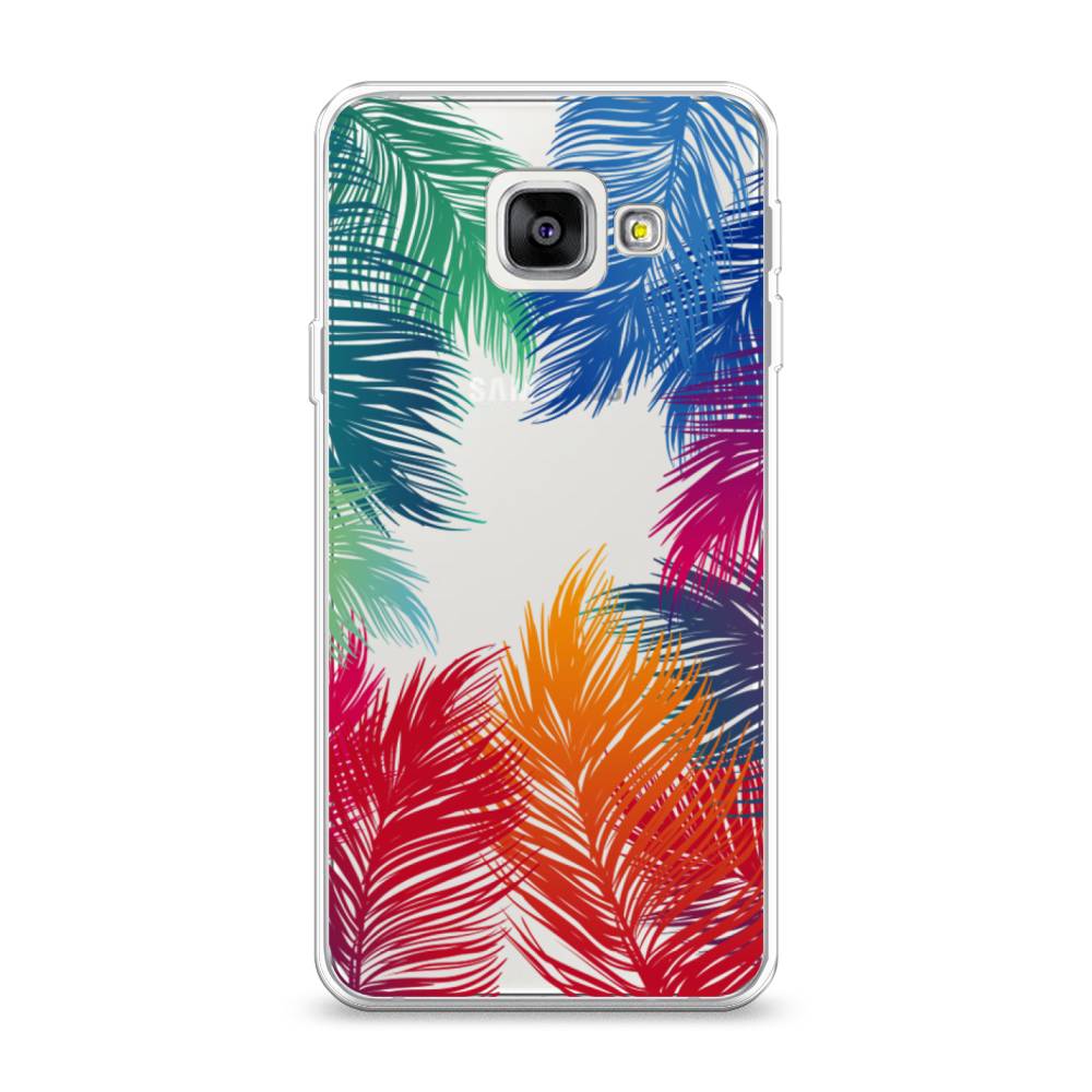 

Чехол Awog на Samsung Galaxy A3 2016 / Самсунг A3 2016 "Рамка из перьев", Красный, 20250-4