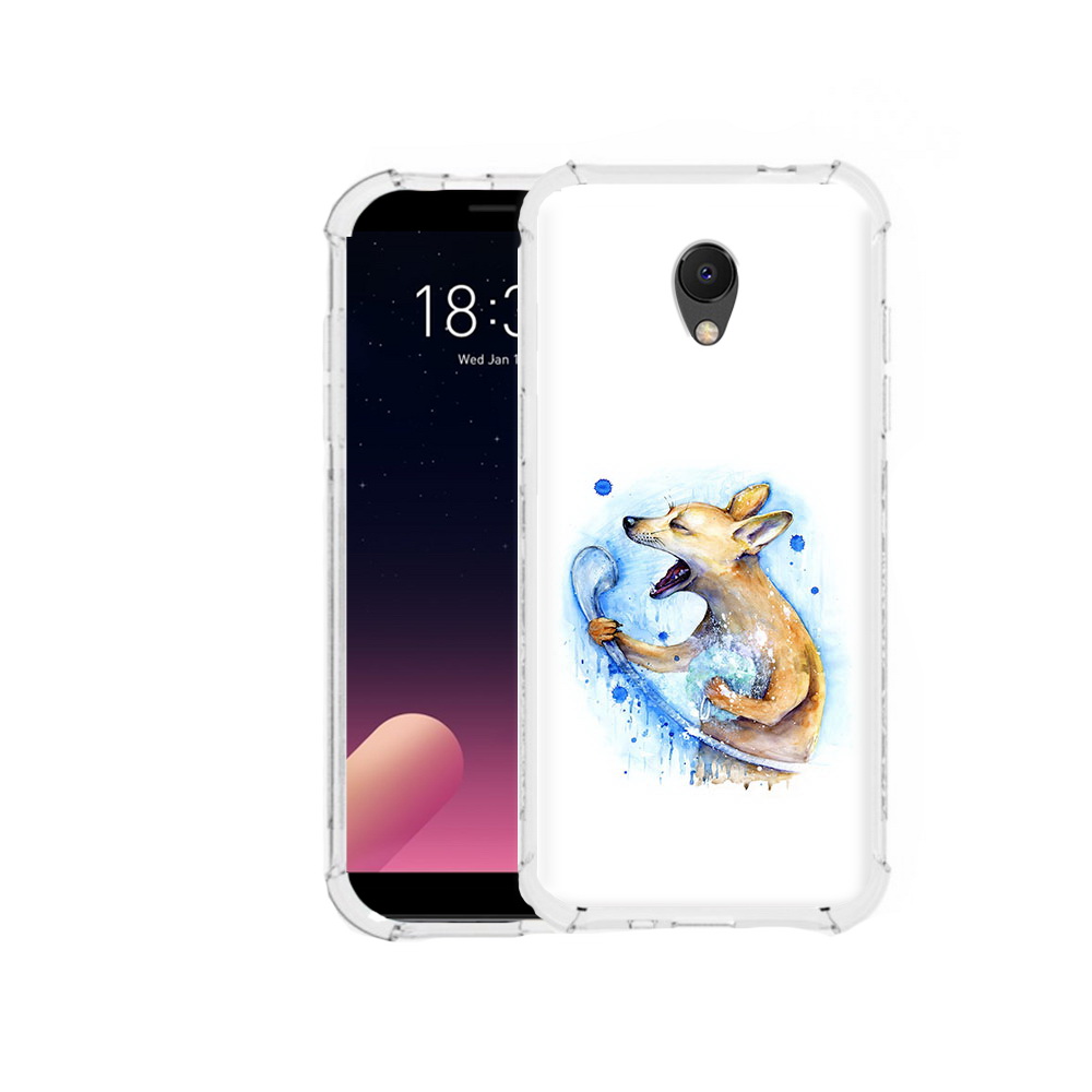

Чехол MyPads Tocco для Meizu M6S пение в душе, Прозрачный, Tocco