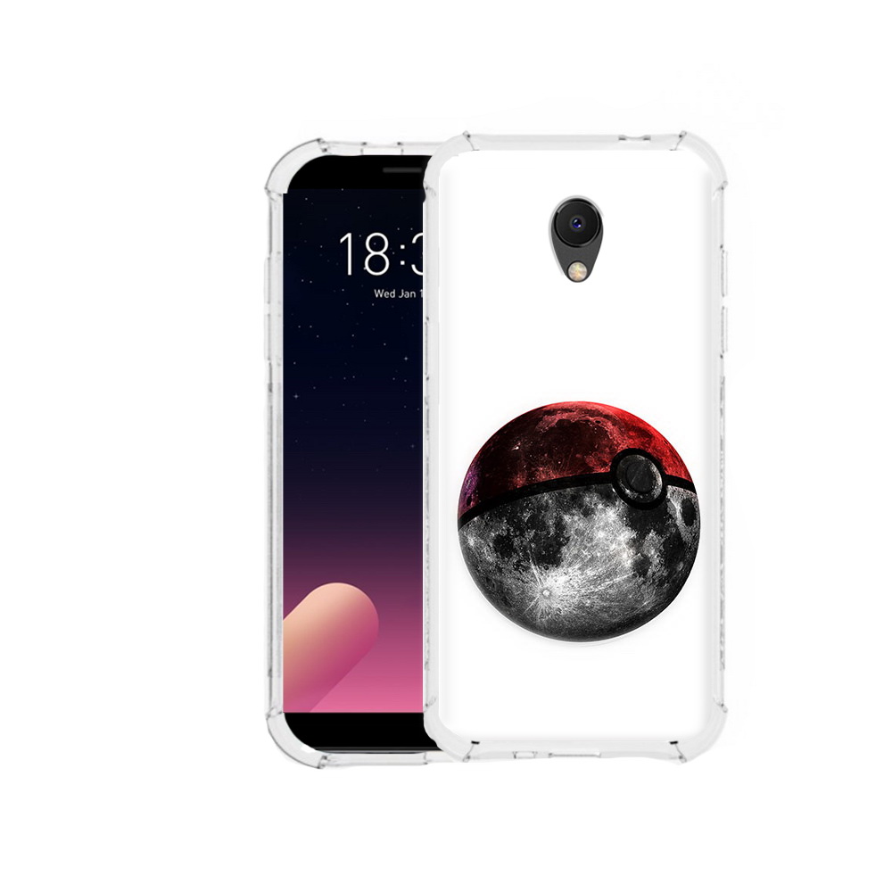 

Чехол MyPads Tocco для Meizu M6S планета покебол, Прозрачный, Tocco