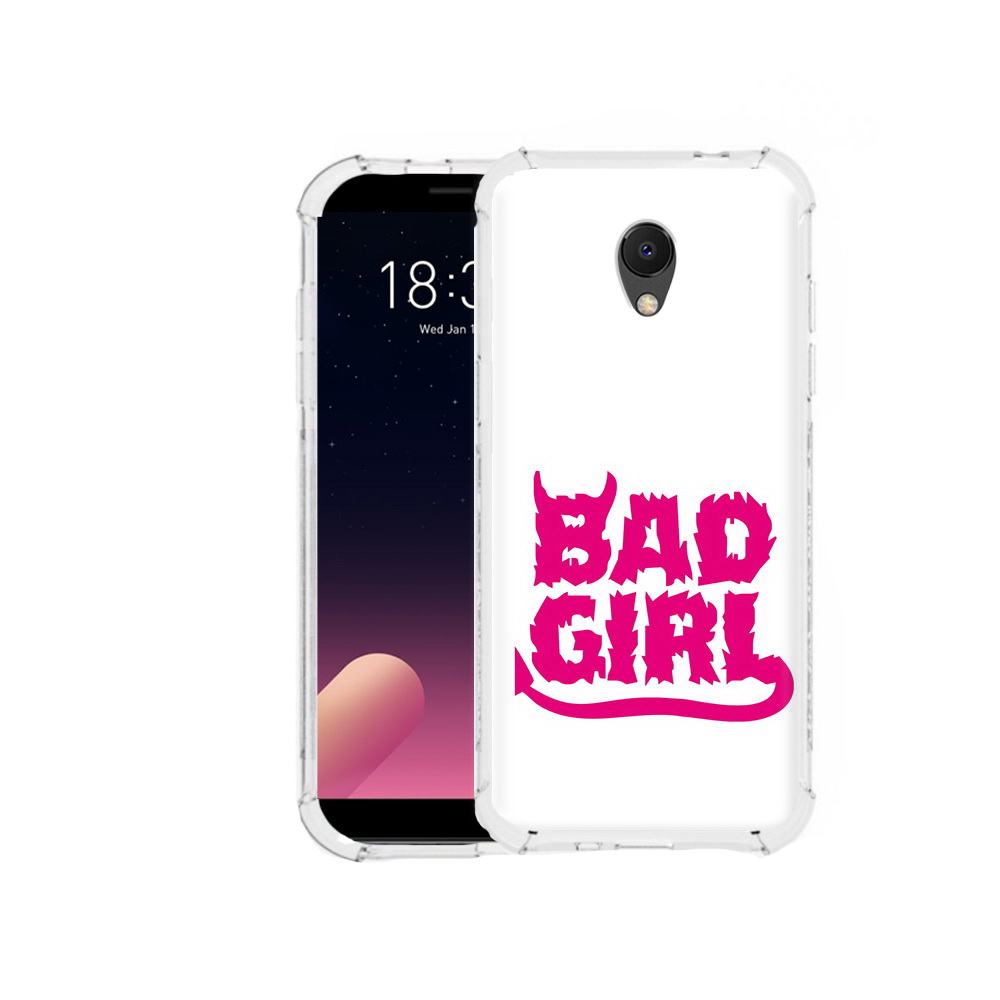 

Чехол MyPads Tocco для Meizu M6S плохая девочка, Прозрачный, Tocco
