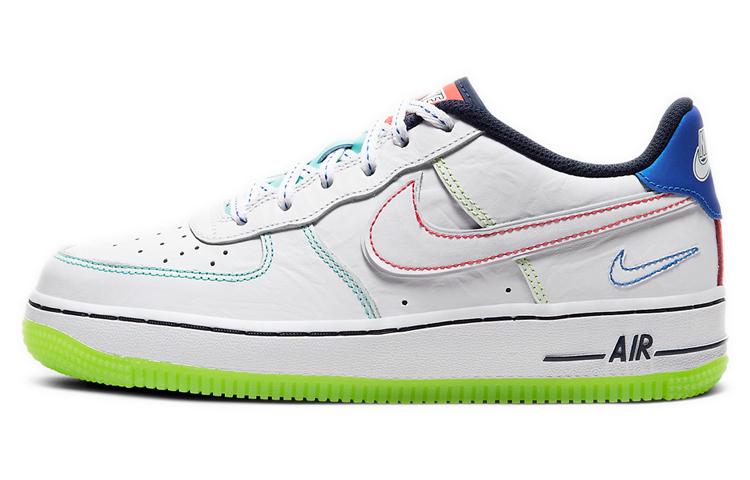 

Кеды унисекс Nike Air Force 1 Low Outside The Lines GS белые 36 EU, Белый, Air Force 1 Low Outside The Lines GS