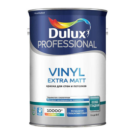 фото Краска для стен и потолков dulux vinyl extra matt