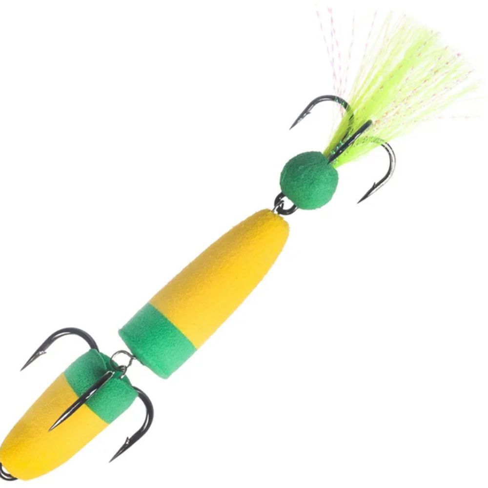 Мандула для рыбалки NEXT классическая S-70мм 006, желтый-зеленый/ На щуку