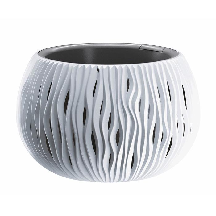 

Цветочное кашпо Prosperplast Sandy bowl DSK290-S449 3,9 л белый 2 шт., Sandy bowl