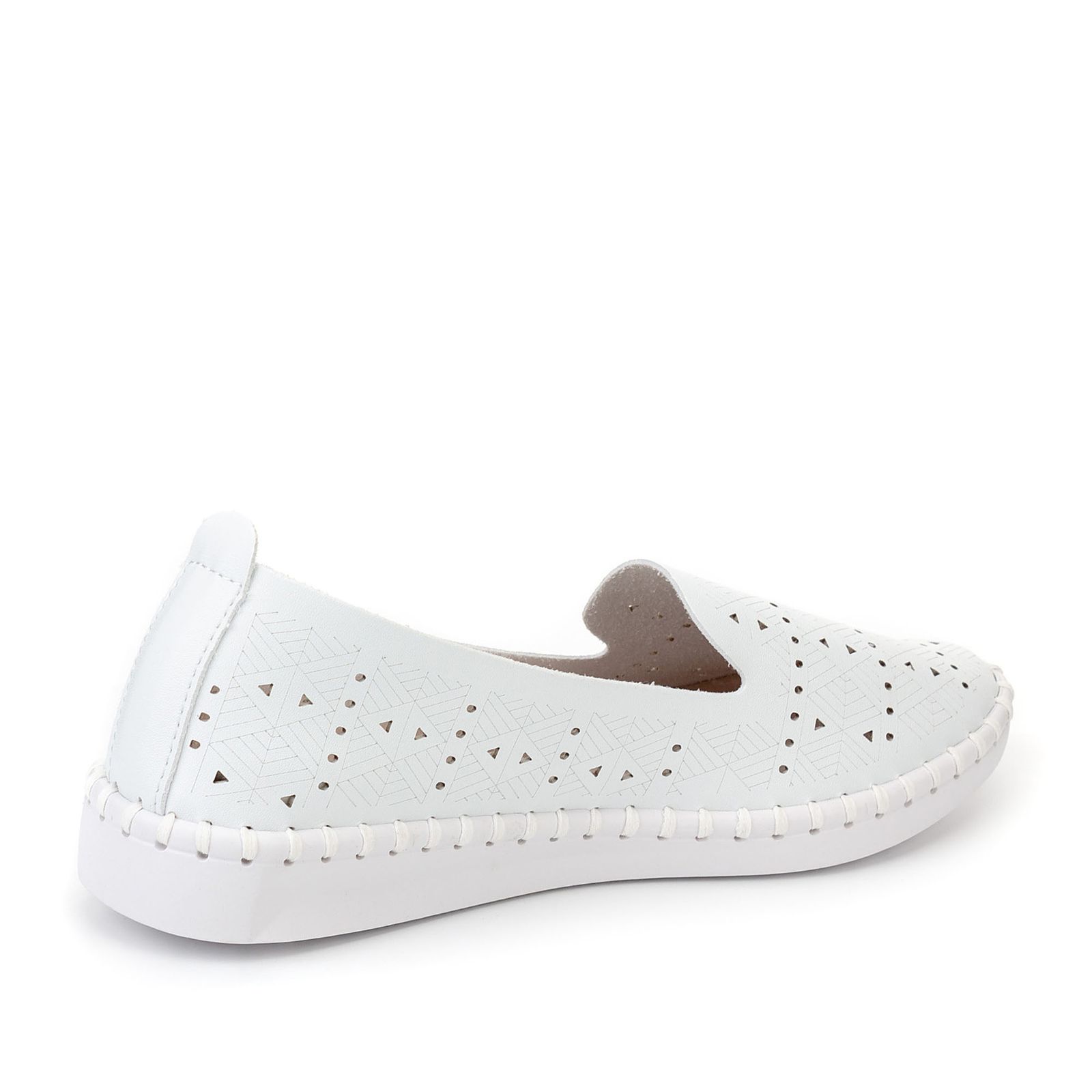 

Слипоны женские INSTREET 56-21WK-038M белые 39 RU, Белый, 56-21WK-038M