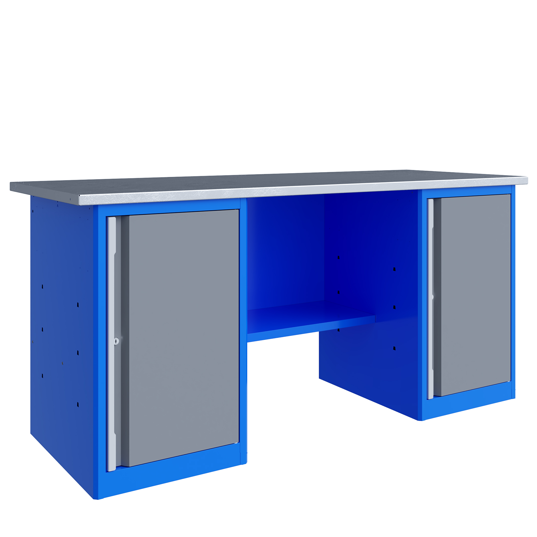 

Верстак слесарный Верстакофф TNC 181.77.2, Голубой, 125324