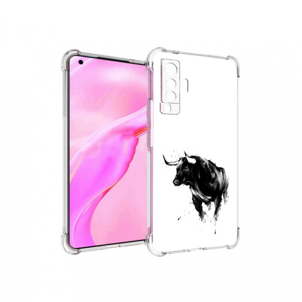 

Чехол MyPads Tocco для Vivo X50 бык (PT226969.391.254), Прозрачный, Tocco