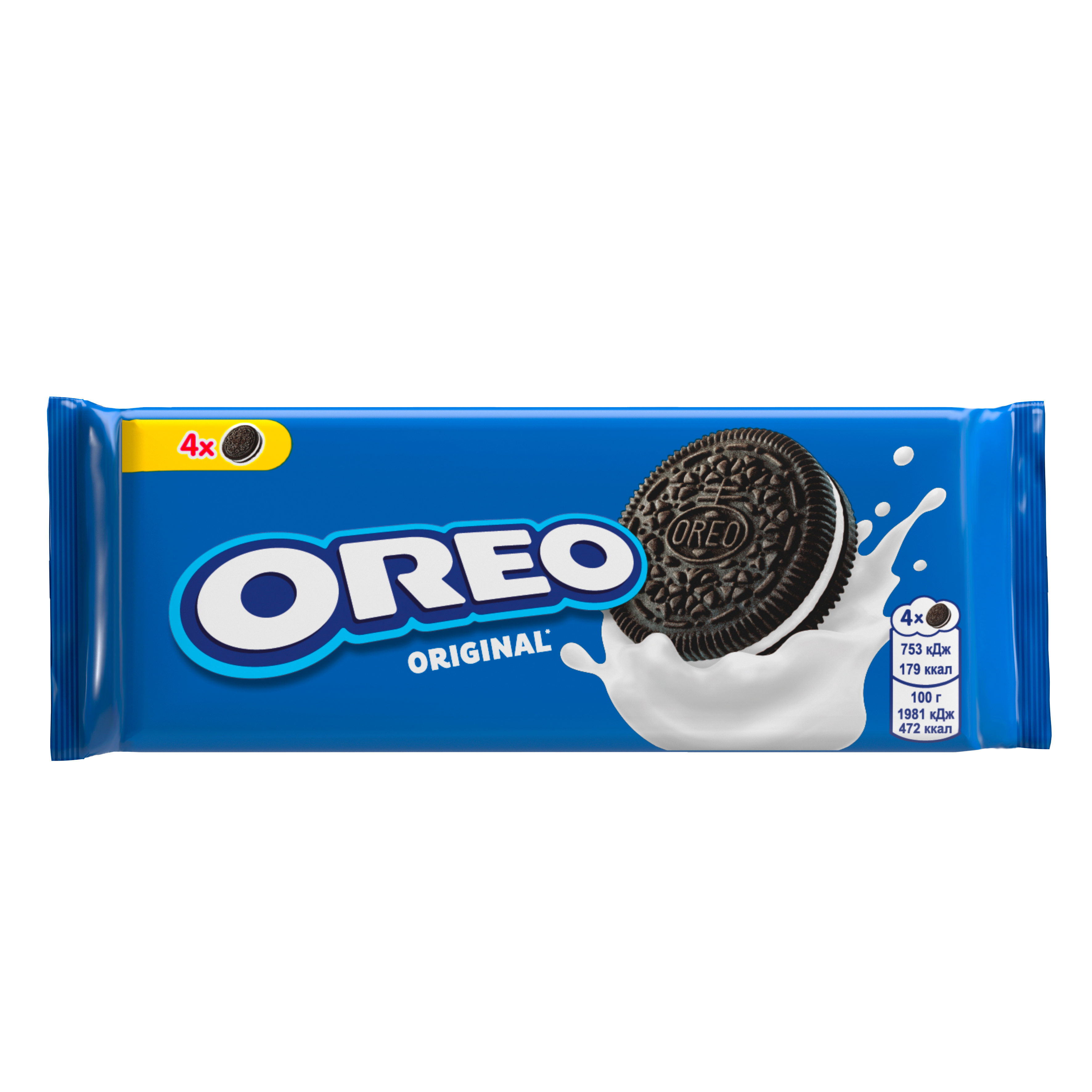 Печенье с какао и начинкой Oreo с ванильным вкусом 38 г