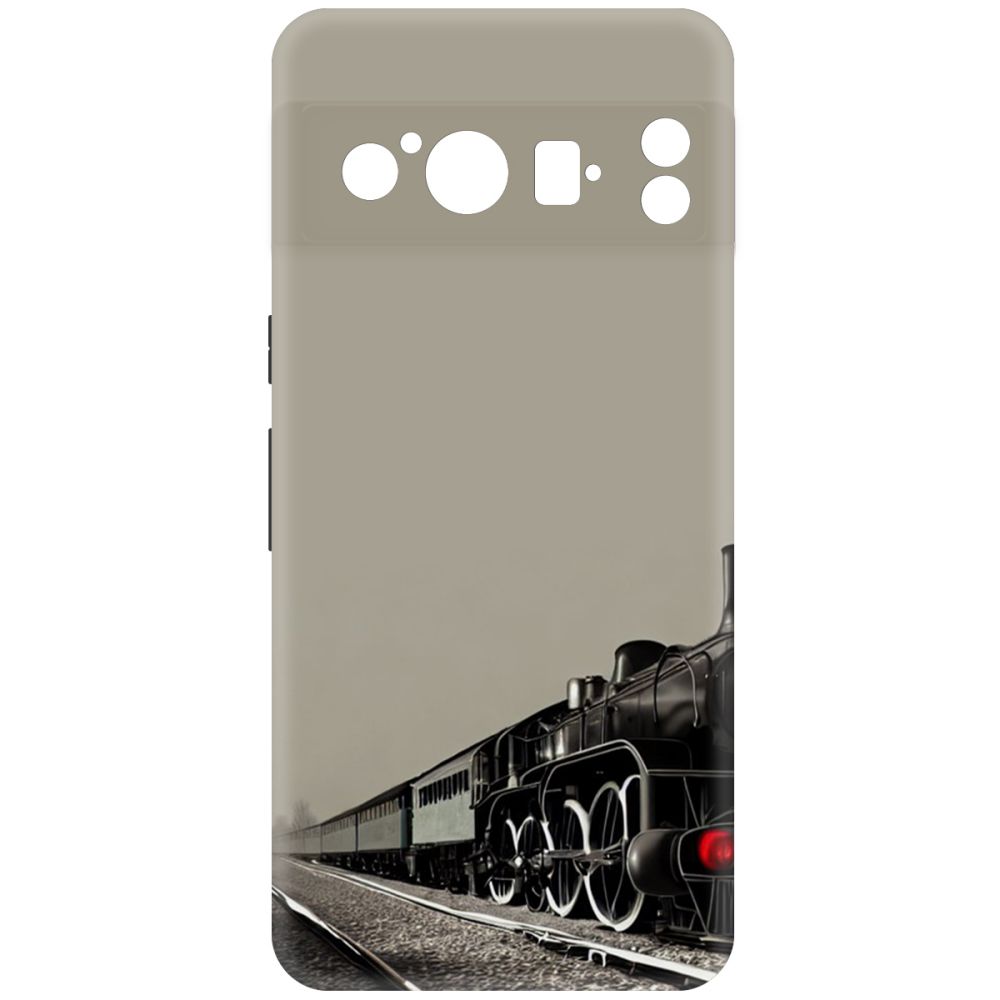 

Чехол-накладка Krutoff Soft Case Паровоз для Google Pixel 8 Pro черный