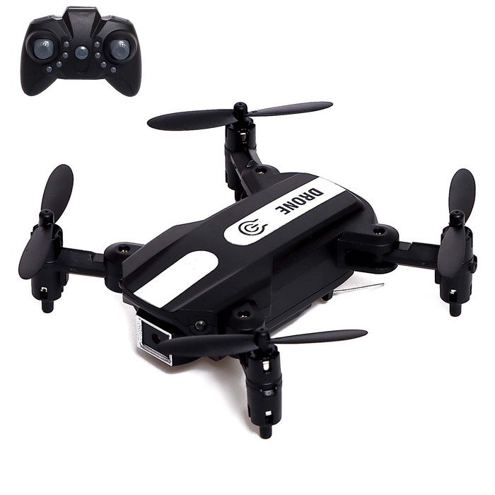 

Квадрокоптер FLASH DRONE, камера 480P, Wi-FI, с сумкой, цвет чёрный