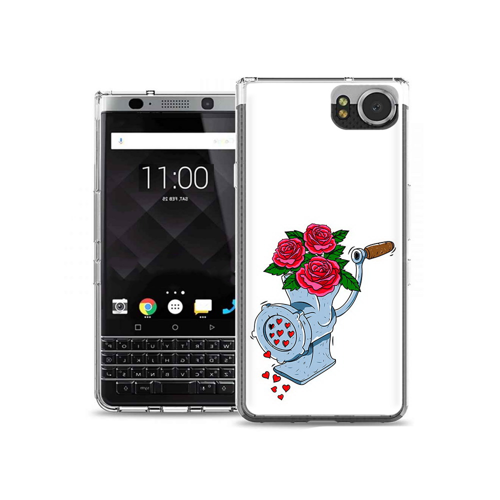 

Чехол MyPads Tocco для BlackBerry KeyOne Цветочные сердца, Tocco