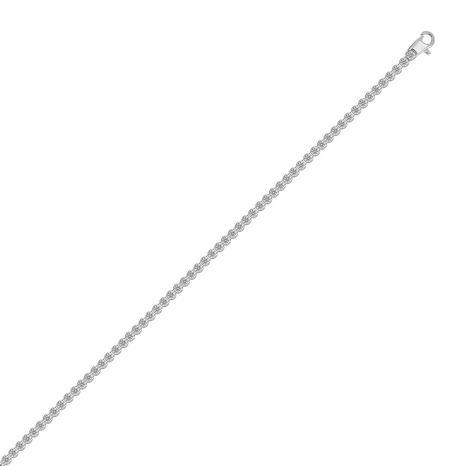 Браслет из белого золота р.17 MIUZ Diamonds B2001-0606007-W-17 фианит