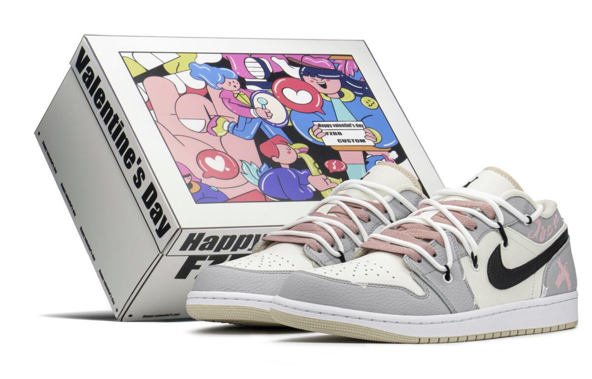 

Кеды унисекс Jordan Air Jordan 1 Low FZBB серые 41 EU, Серый, Air Jordan 1 Low FZBB