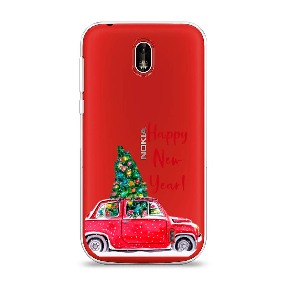 

Чехол на Nokia 1 "Happy New Year", Красный;зеленый, 121250-5