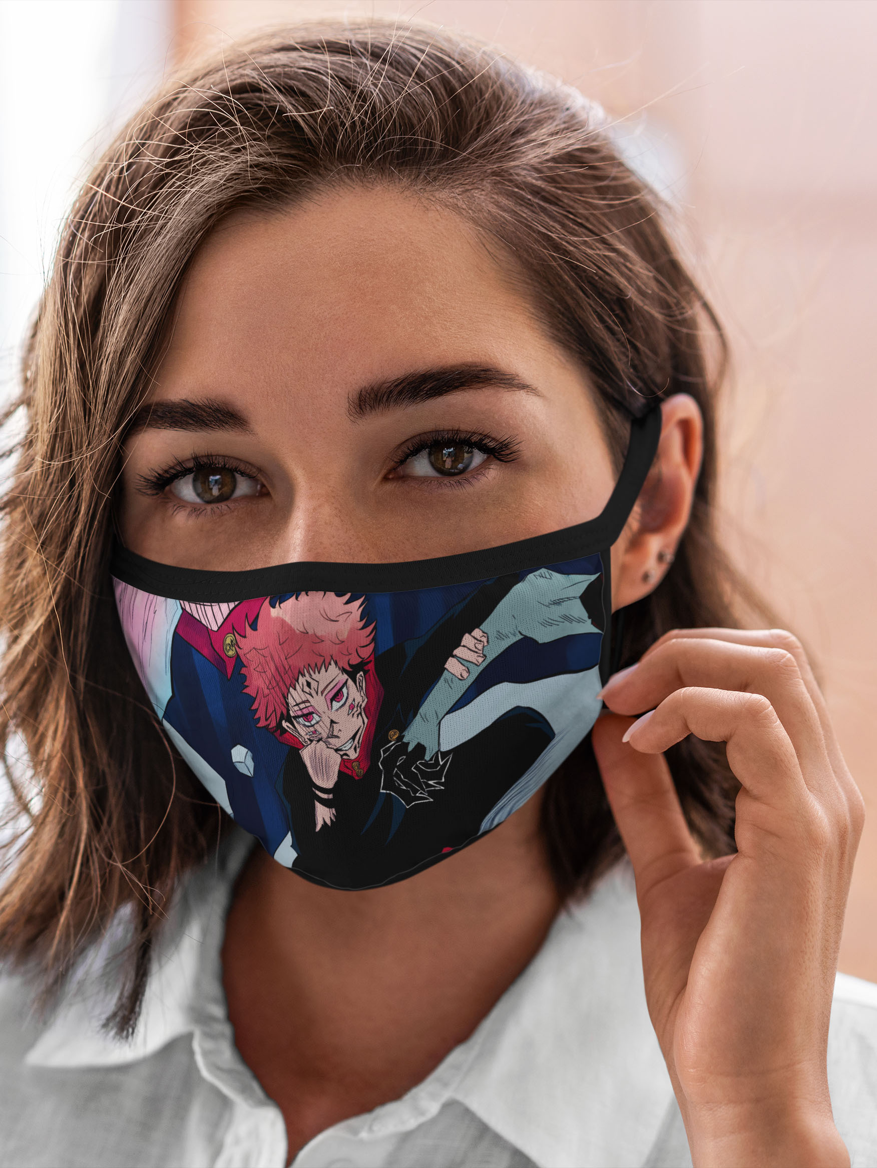 

Многоразовая маска унисекс Burnettie Магическая Битва, Разноцветный, Магическая Битва