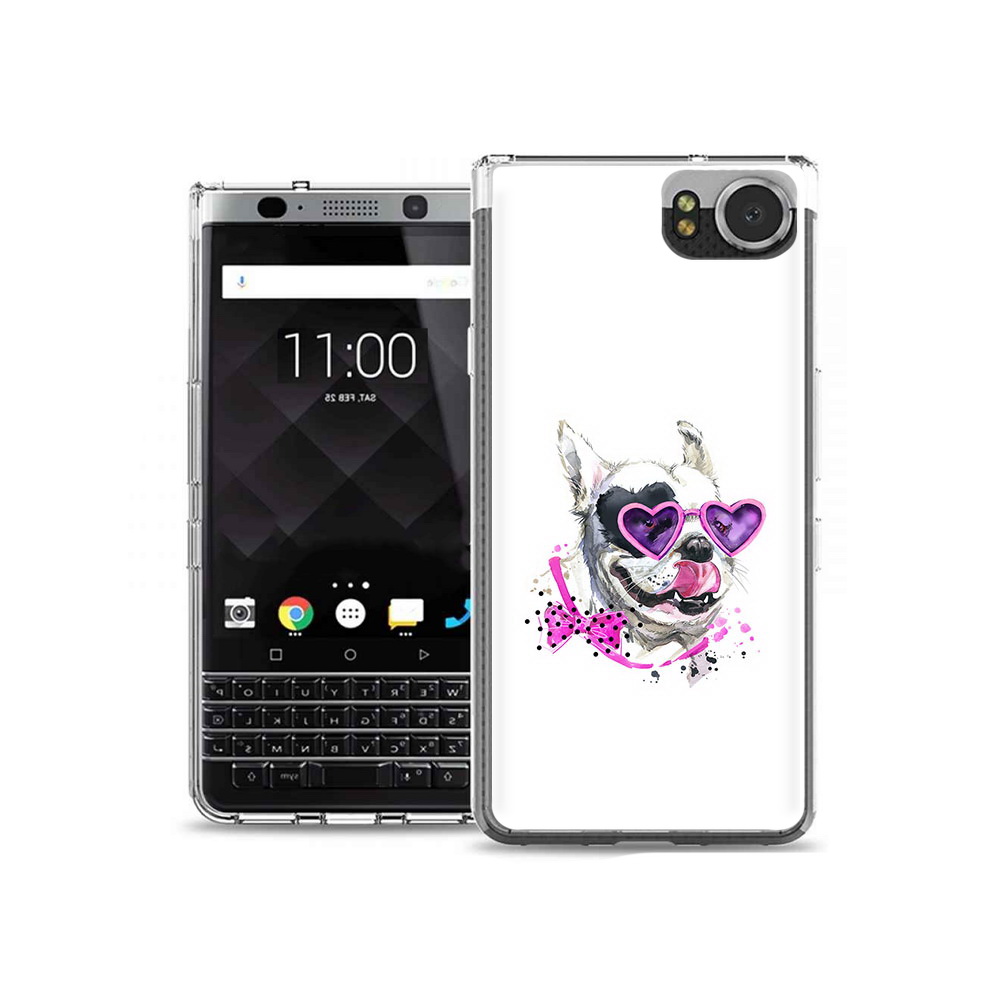 

Чехол MyPads Tocco для BlackBerry KeyOne акварельный пёс, Tocco