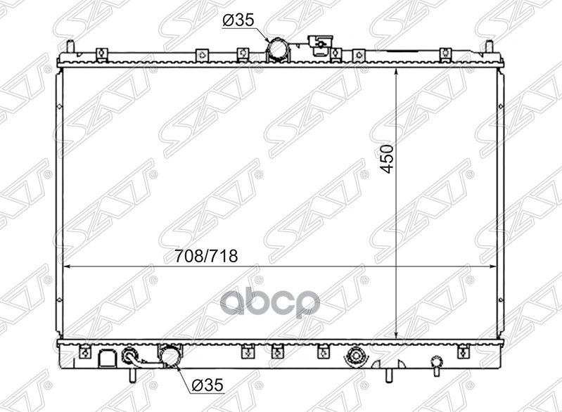 

Радиатор Mitsubishi Rvr/Chariot Grandis 99-03 Sat арт. MC0009