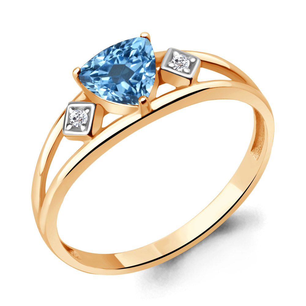 

Кольцо из серебра р. , AQUAMARINE 6954905А_925_з, 6954905А_925_з