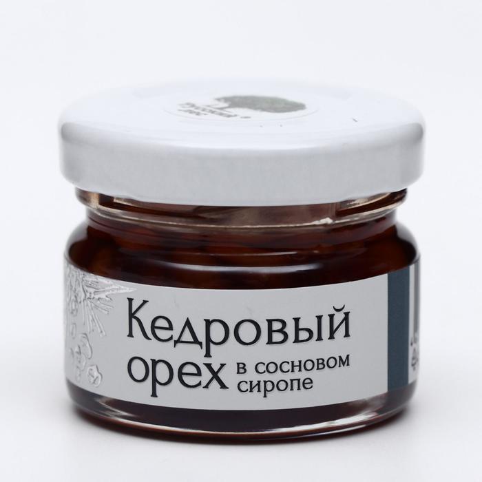 

Кедровый орех в сиропе из сосновых шишек «Русский лес», 25 г