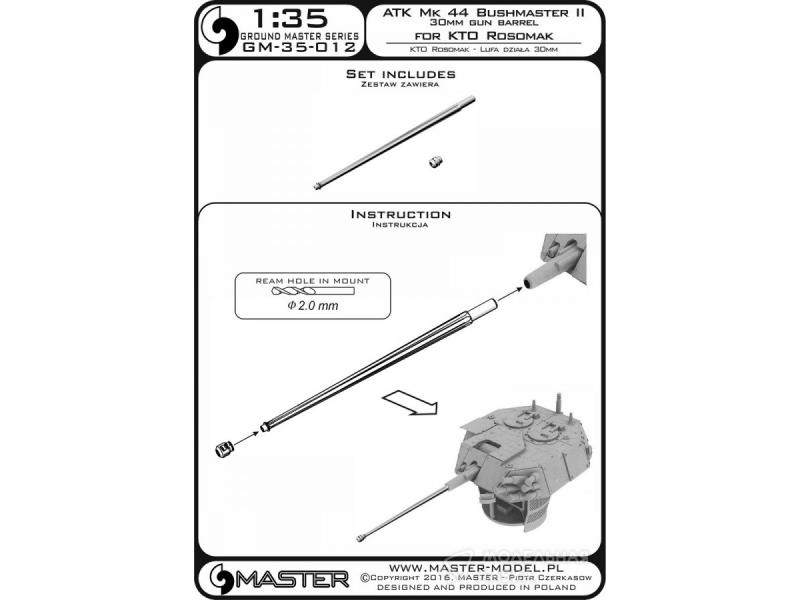 фото Gm-35-012 30 мм ствол орудия atk mk 44 bushmaster ii - используется на kto rosomak и други