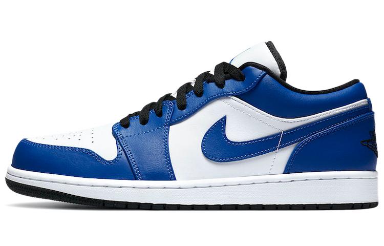 

Кеды унисекс Jordan Air Jordan 1 low game royal синие 40.5 EU, Синий, Air Jordan 1 low game royal