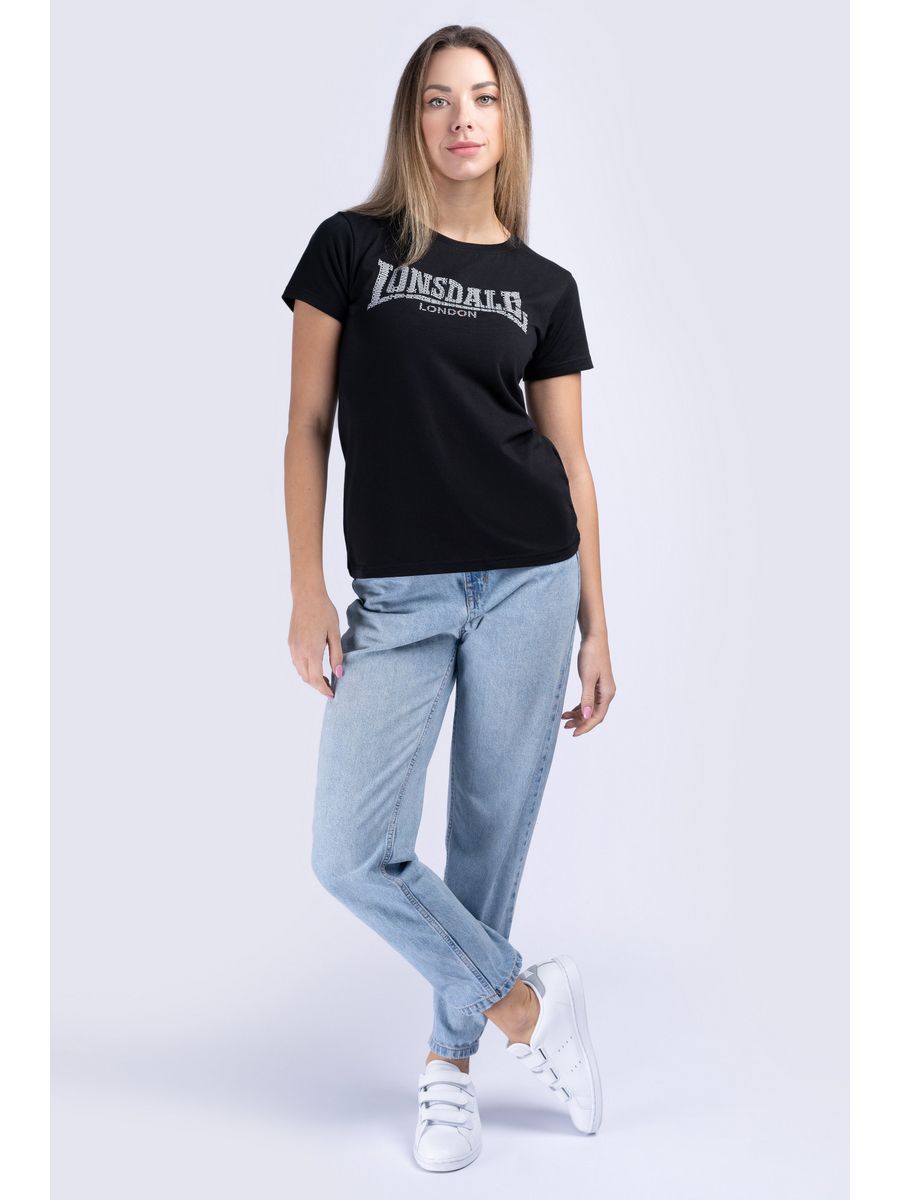 

Футболка женская Lonsdale L2G21D001-Q11 черная L, Черный, L2G21D001-Q11