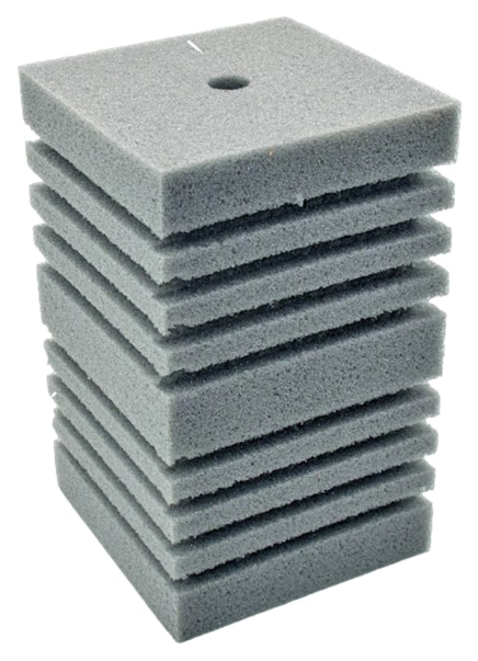 Фильтр для аквариума Борисюк, мелкопористый, 12х12х20 см