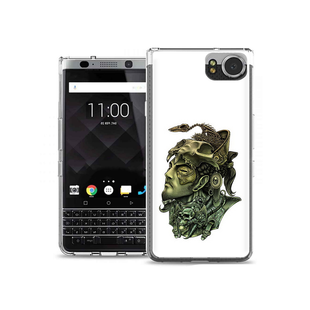 

Чехол MyPads Tocco для BlackBerry KeyOne бронзовый воин, Tocco