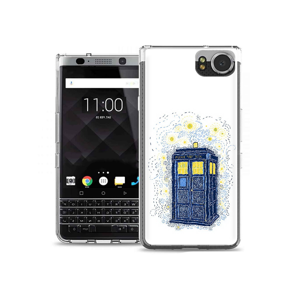 

Чехол MyPads Tocco для BlackBerry KeyOne будка рисунок, Tocco